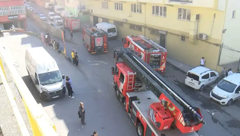 İstanbul’da Tekstil Atölyesinde Korkutan Yangın: Ekipler Seferber Oldu