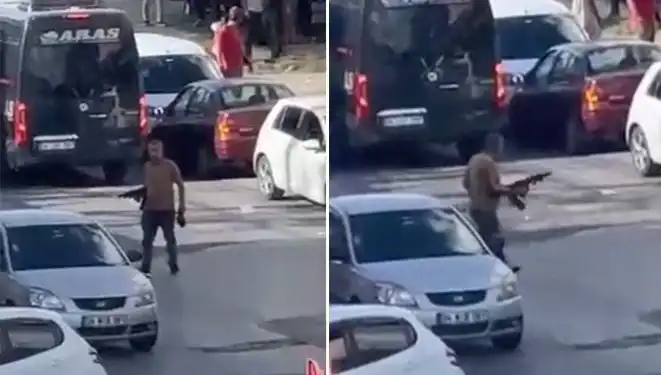 Başakşehir'de Sıra Dışı Olay: Pompalı Tüfekle Yolda Barikata Dönüştü