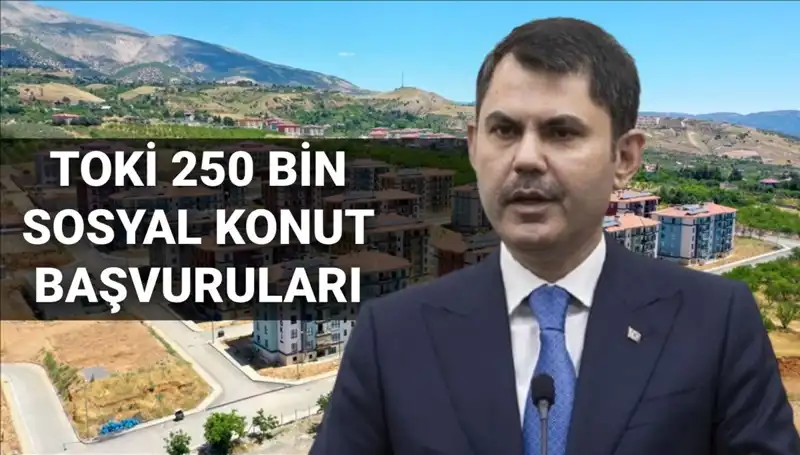 TOKİ 250 Bin Sosyal Konut Başvuruları 2025 İçin Hazırlanıyor!