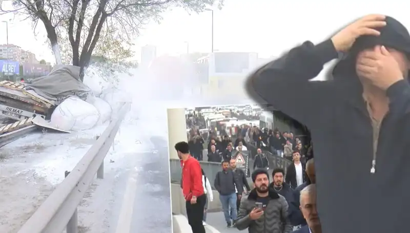 D-100'de Alçı Yüklü TIR Kazası: Trafik Kilitlendi!